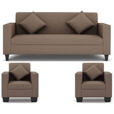 sofa set in grey upholstery