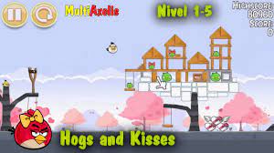 Angry Birds Seasons Hogs and Kisses Nivel 1 Parte 1 (ALEX) - YouTube