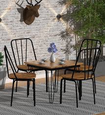 Industrial 4 Seater Dining Sets