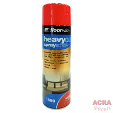 floorwise f599 heavy duty spray adhesive