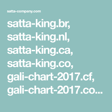 Satta King Br Satta King Nl Satta King Ca Satta King Co