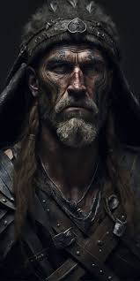zoomed in demon face mixed with floki