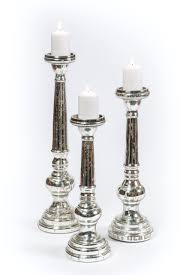 glass candle holder silver are elegant