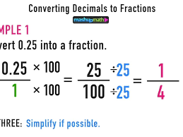 decimal to fraction 3 easy steps