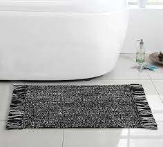 fringe reversible bath rug