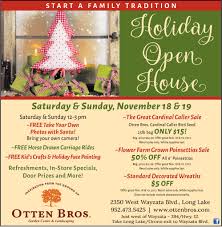 Holiday Open House Otten Bros Garden Center Landscaping
