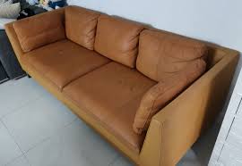 3 seater aniline leather sofa 2 1