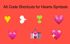 alt code keyboard shortcuts for heart