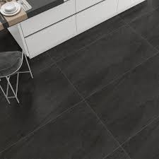 seamless black tile floors for your