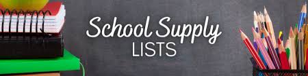 Back to School 2023-24 / 2023-24 School Supply Lists