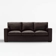 dark brown leather queen sleeper sofa