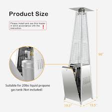 42000 Btu Pyramid Patio Heater With