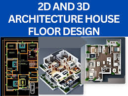 2d 3d Architecture House Floor Plan