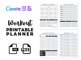 professional fitness workout planner