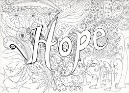 Check out our hope coloring page selection for the very best in unique or custom, handmade pieces from our digital shops. Hope Abstract Coloring Page Free Printable Coloring Pages For Kids