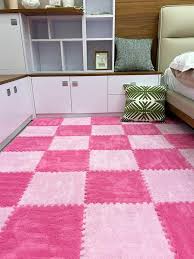 rose light pink bedroom floor mat