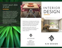 creative interior design brochure
