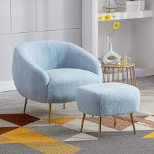 plush particle velvet armchair
