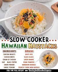 slow cooker hawaiian haystacks the