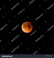 Lunar Eclipse Full Moon Totality Dark Stock Photo Edit Now