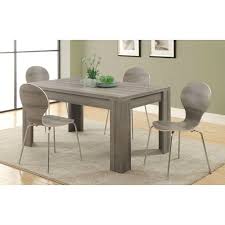 The great thing about a small table is that there are lots of ways to use it. Beach Home Decor Modern 60 X 36 Inch Dark Taupe Rectangular Dining Table Beach Home Decor Modern 60 X Dining Table Taupe Dining Room Rectangular Dining Table