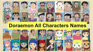 doraemon all characters names you