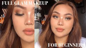 how to full glam makeup for beginners