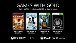 xbox live gold free games for december