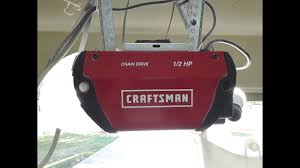 craftsman 1 2 hp garage door alignment