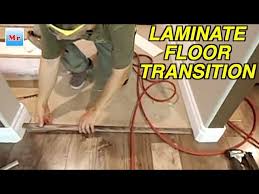 install laminate transition to a carpet