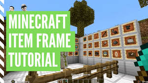 how to make an item frame in minecraft