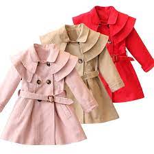 Buy Baby Girl Trench Coat Pink