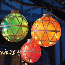 giant lighted ornaments for outside off