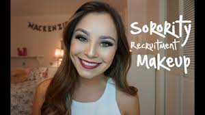 sorority recruitment makeup rush tips