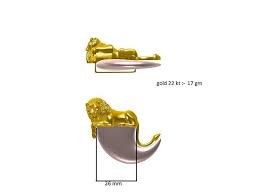 lion nail locket 3d model 3d printable