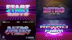 After effects glitch — intro & opener. Retro Wave Logo Pack After Effects Templates Motion Array