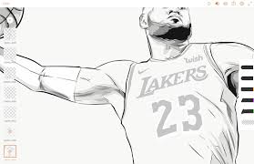 How to draw a monkey cartoon easy; Lebron L A Lakers Serigraph On Behance