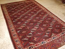 antique yomut turkmen carpet with