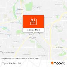 how to get to tigard by bus or light rail