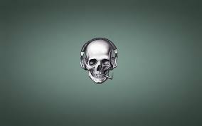 hd wallpaper gray skull ilration