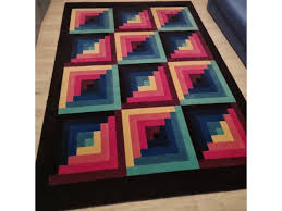 multicolor geometric carpet missoni