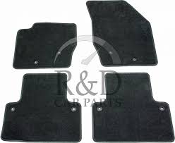 floor mat set black volvo xc90 5 seat