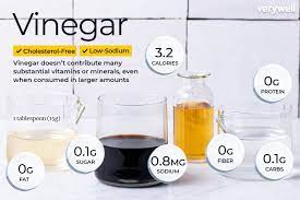 vinegar nutrition facts and health benefits