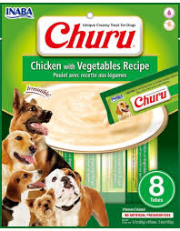 Dog treat icing and get a bonus report: Inaba Churu Puree Dog Treats Chicken Vegetables 8 Pk The Pet Beastro The Pet Beastro