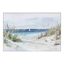 Ty Pennington Framed Coastal Canvas
