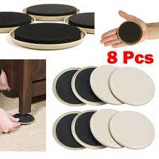 8pcs furniture sliders for carpet heavy