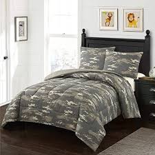 home style camouflage kids quilt set