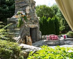 Outdoor Fireplace Designs Residential