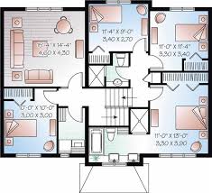 Multi Level House Plan 4 Bedrms 2 5