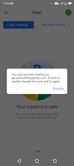 you can t join this meeting as mail